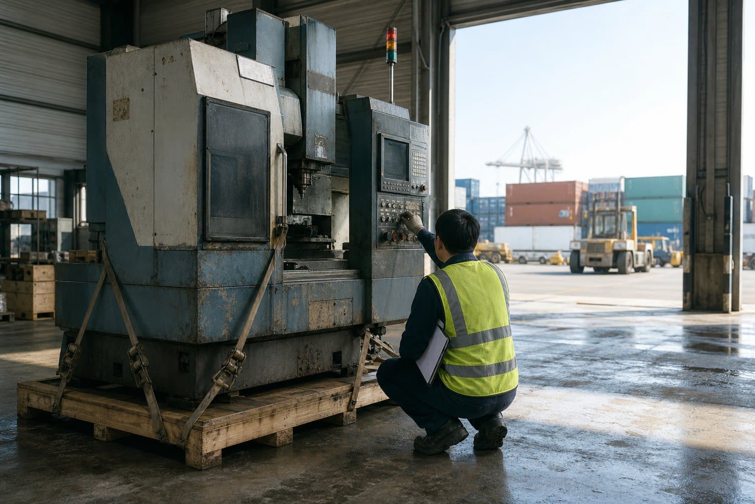Thủ tục nhập khẩu máy móc cũ: rào tuổi thiết bị 10 năm